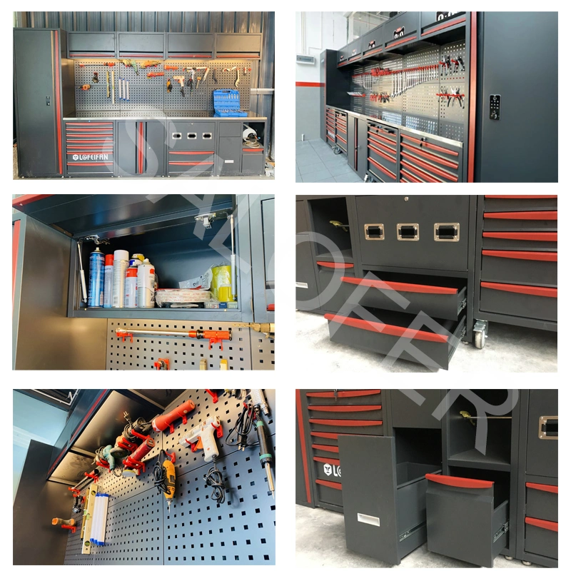 Car/Motorbike/Bicycle Repair Station Tool Cabinets Combination OEM Customized Tool Workstation