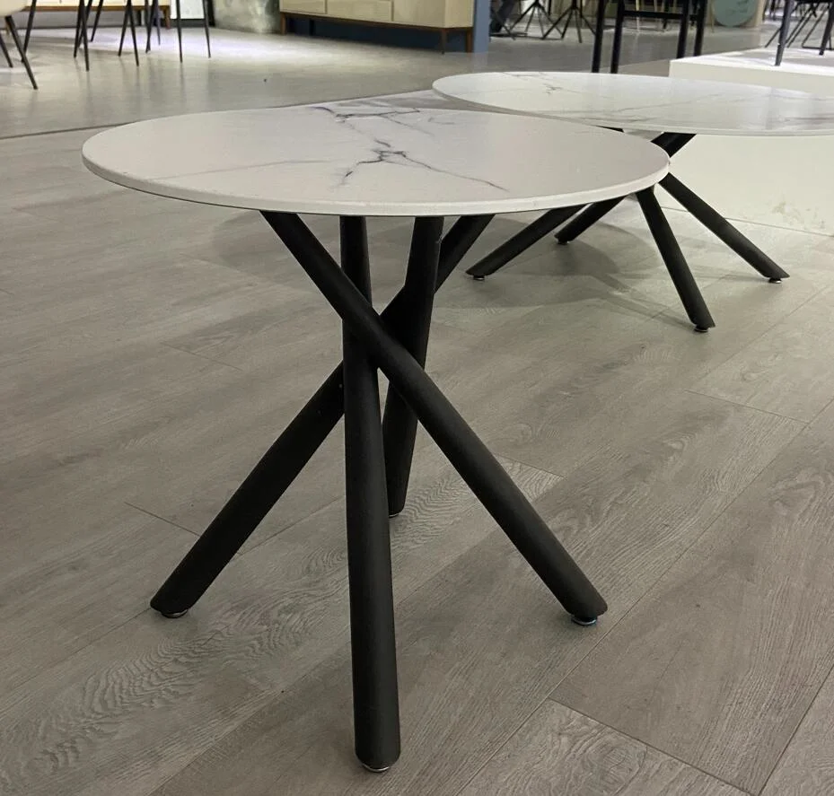 Modern Simple Side Designs Round Tea Table Living Room Leisure Office Reception Luxury Tea Table