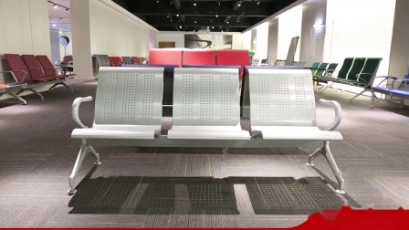 Muebles de oficina de alta calidad Banco de acero para visitantes Silla de aeropuerto Hospital público Silla de espera Banco Silla para visitantes de oficina Silla de metal para el hogar (YA-19)